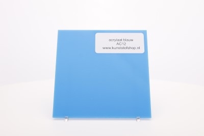 Acrylaat plaat blauw AC12