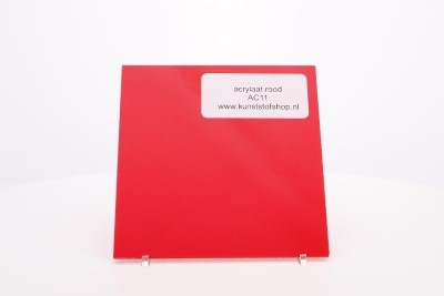 Acrylaat plaat rood AC11