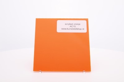 Acrylaat plaat oranje AC15