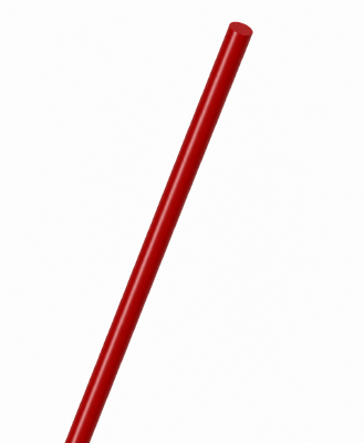 PVC rond staf rood