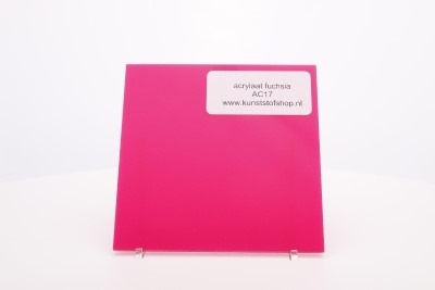Acrylaat plaat fuschia rood/roze AC 17