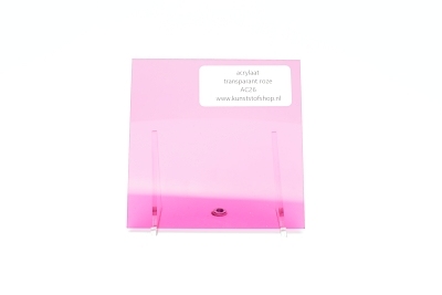 Acrylaat plaat transparant roze AC26