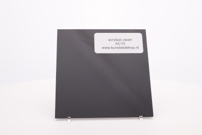 Acrylaat plaat zwart glans AC10