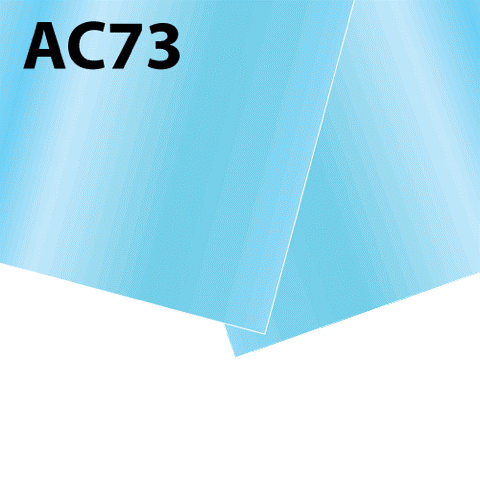 Acrylaat plaat spiegel lichtblauw AC73