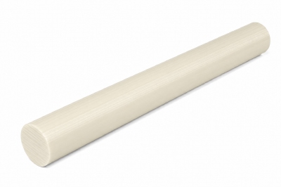Barre Ronde POM Naturel / Blanc Ø 100 Mm – Longueur 250 Mm, Polyoxyméthylène Haute Précision