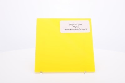 Acrylaat plaat geel AC13 OP = OP