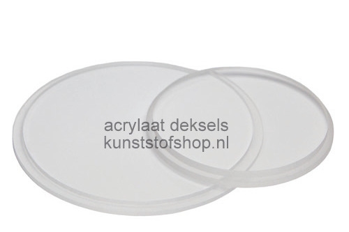 Acrylaat deksel voor buis D:100/3 mm