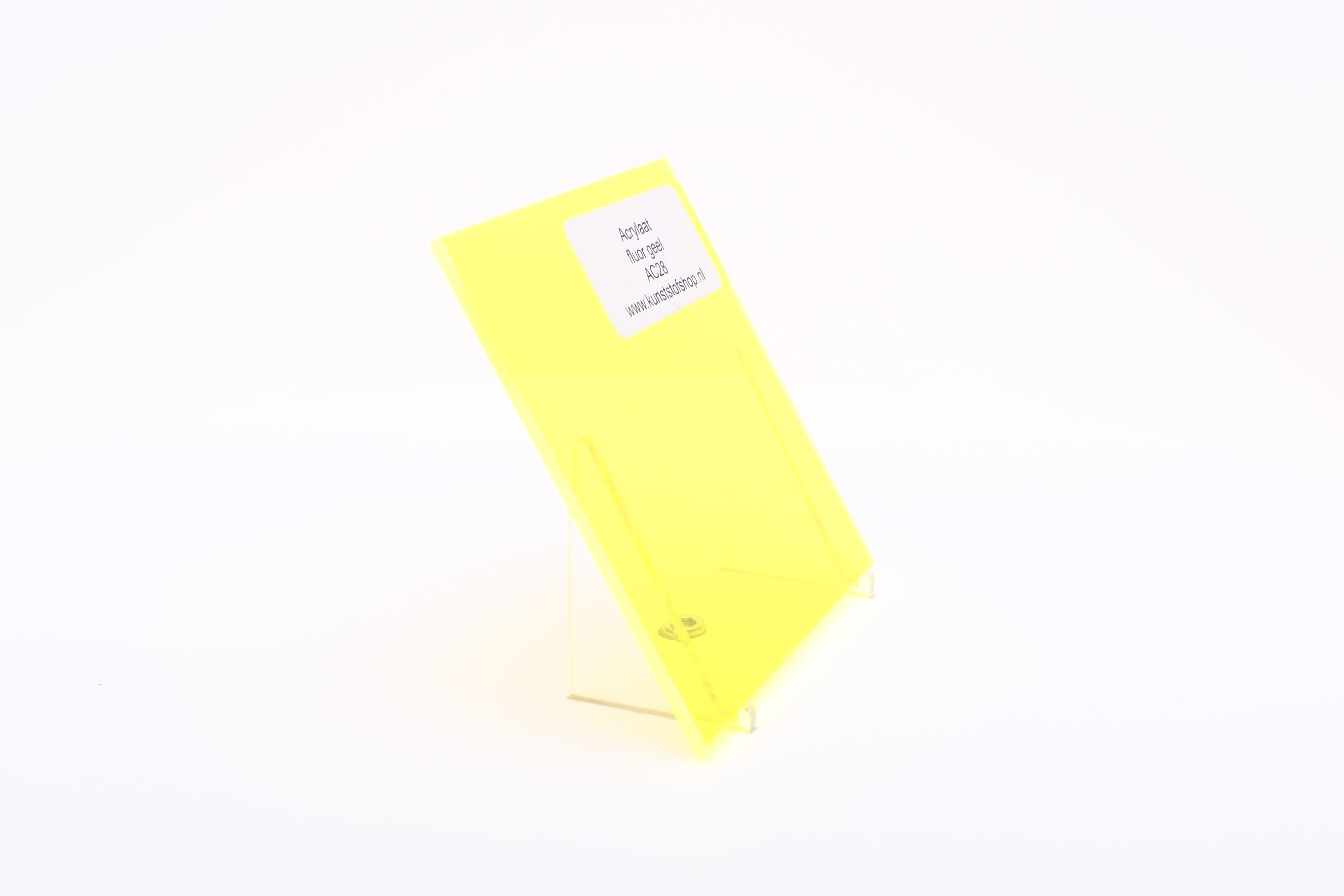Acrylaat plaat fluor geel AC 28