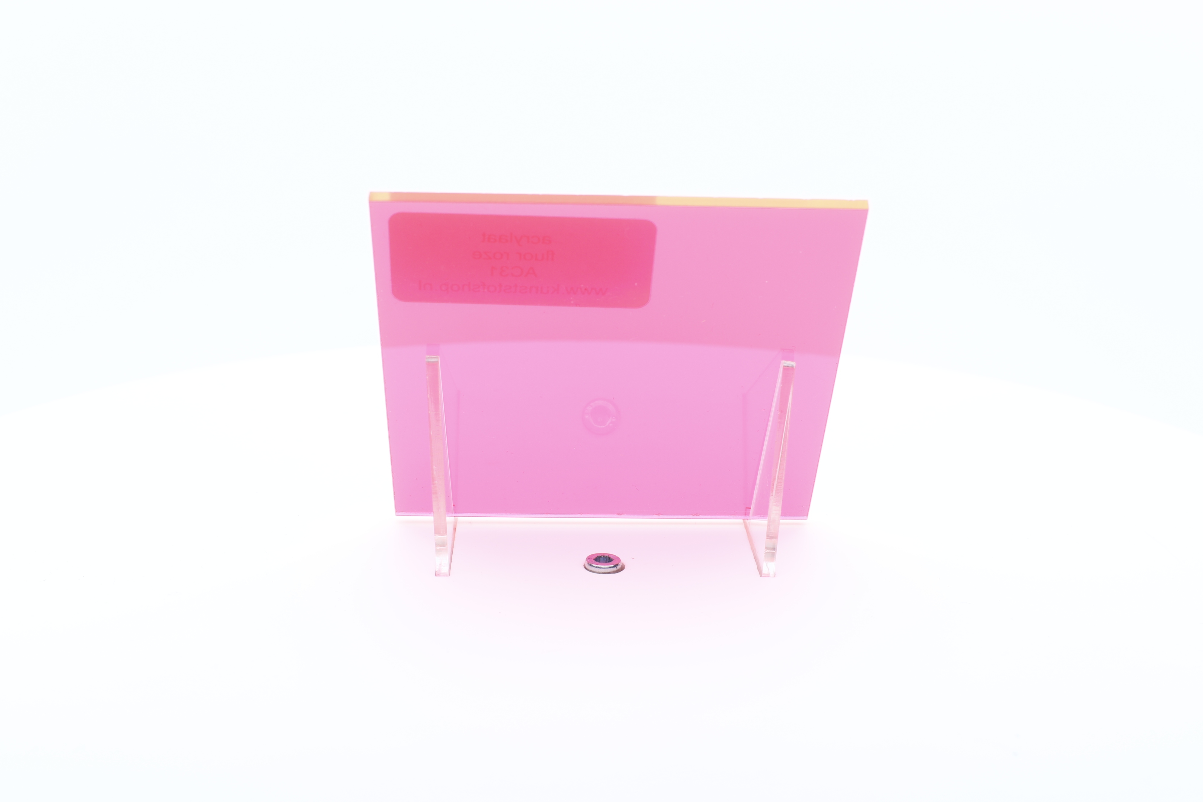 Accountant mist roestvrij Acrylaat plaat fluor roze AC31 - 900x600x3mm