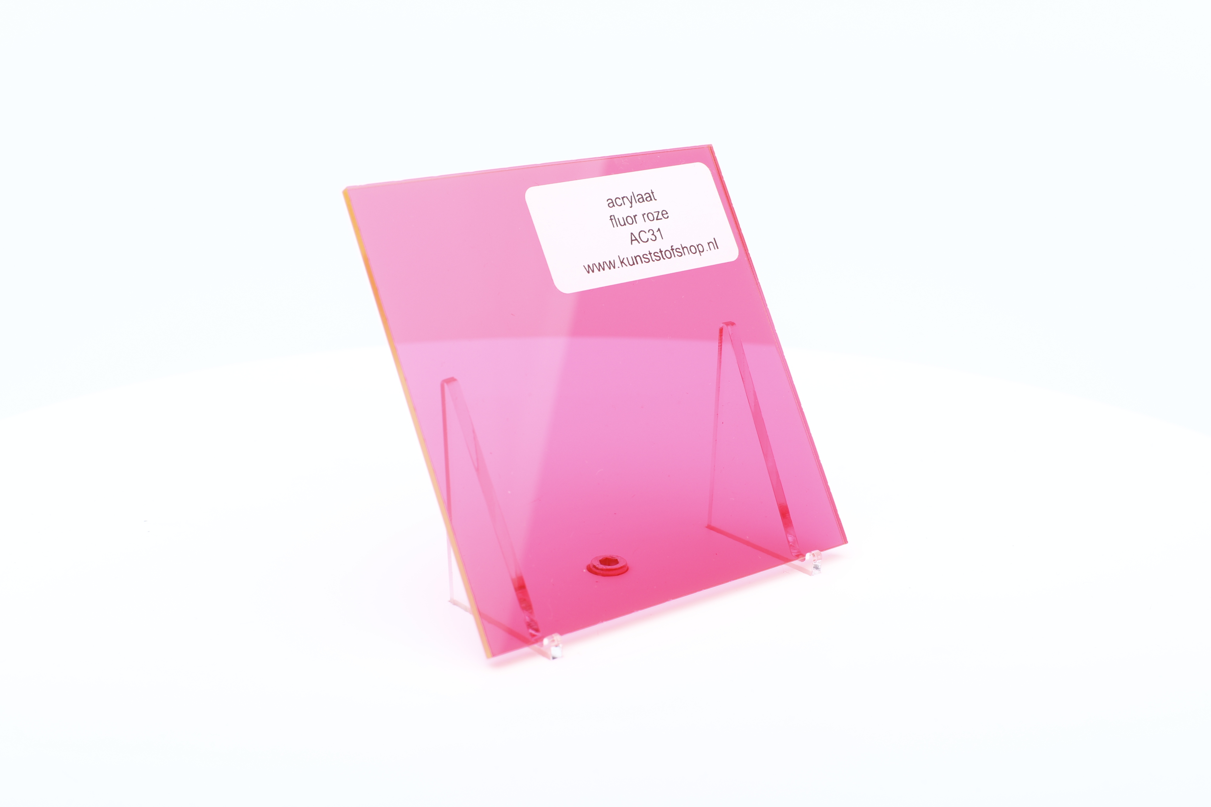 Accountant mist roestvrij Acrylaat plaat fluor roze AC31 - 900x600x3mm