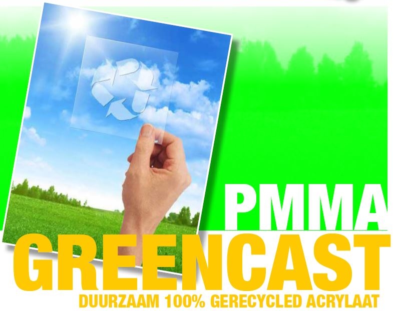 Acrylaat plaat gegoten Greencast transparant