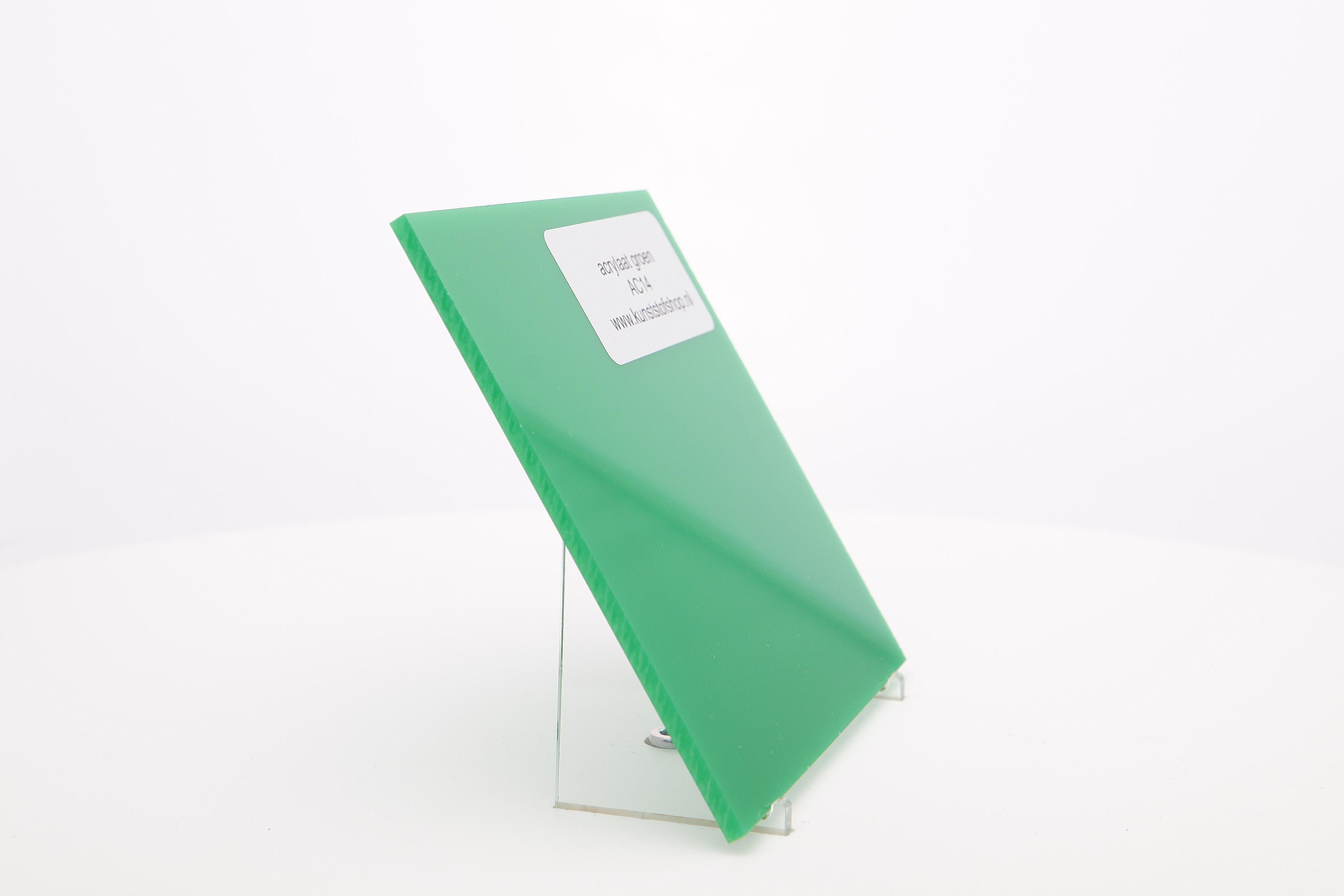 Acrylaat plaat groen AC14