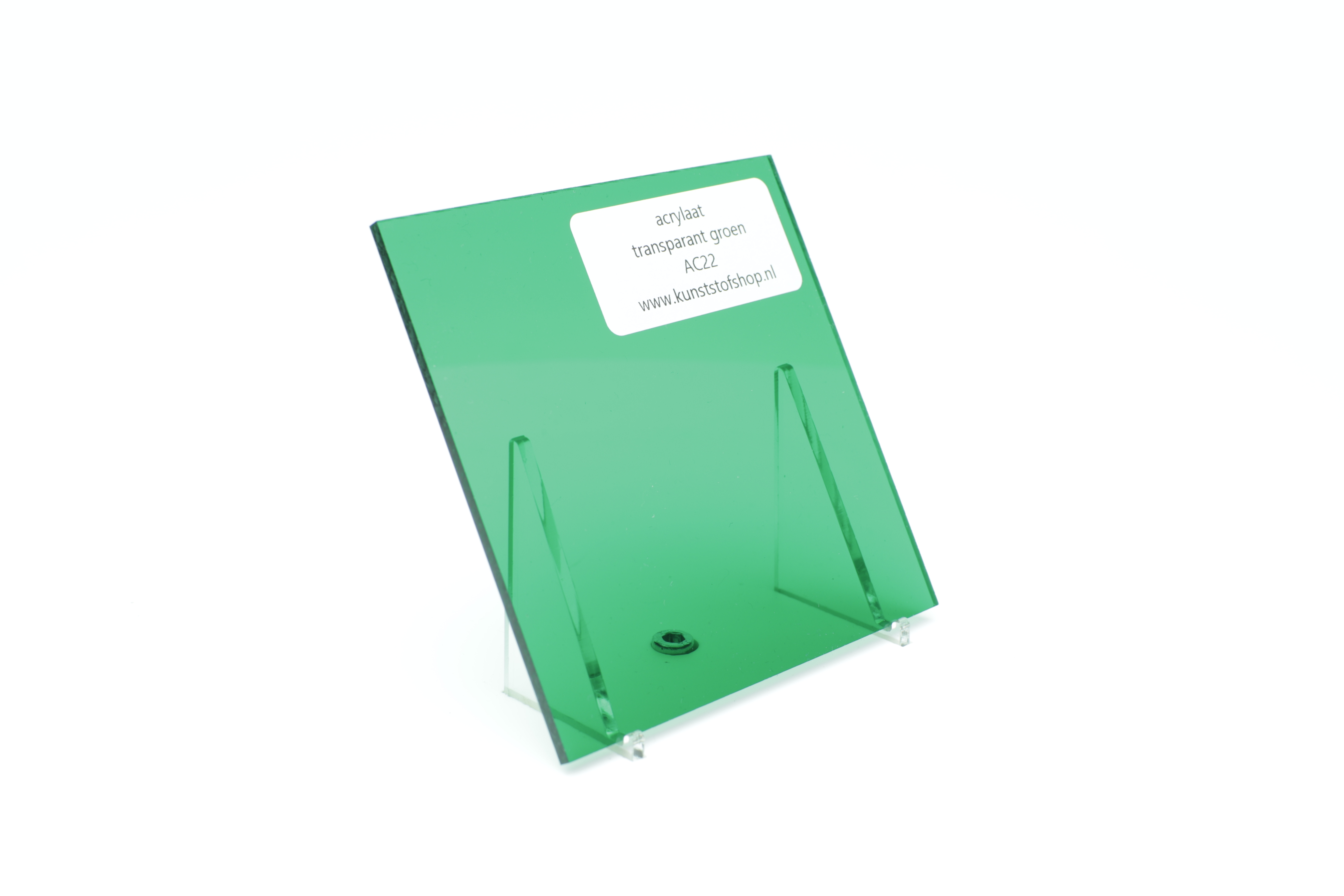 Acrylaat plaat transparant groen AC22