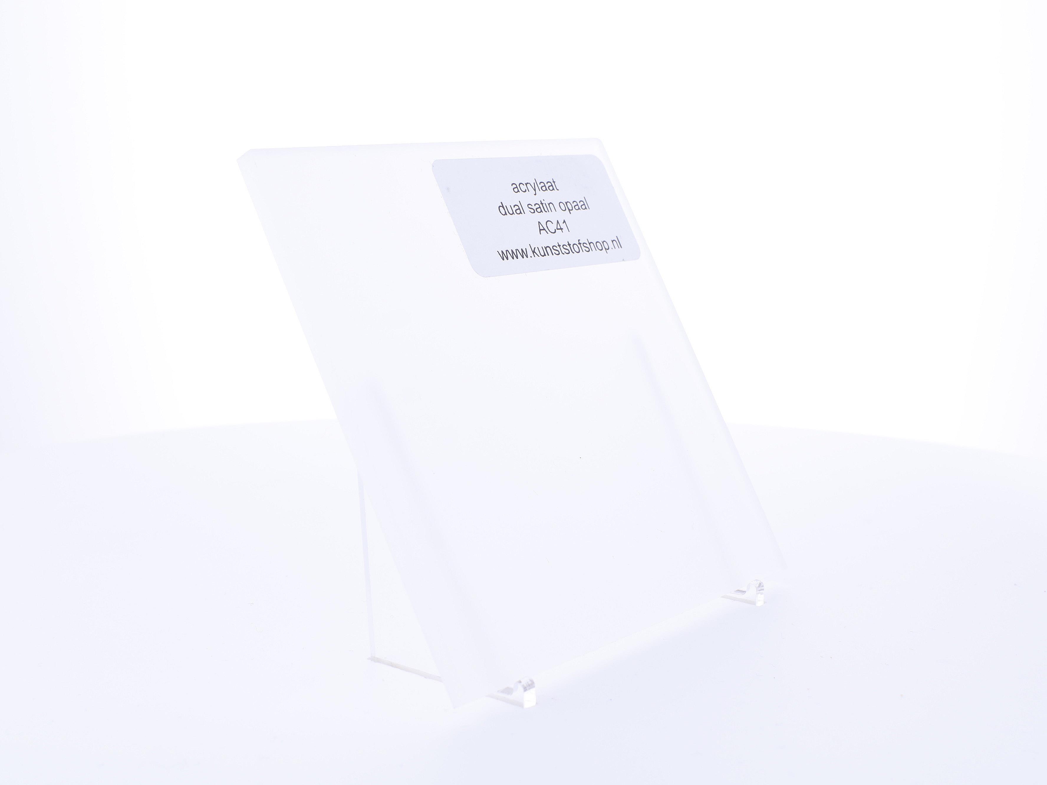 Acrylaat plaat transparant opaal mat/mat AC41