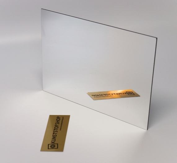 Alu sandwichpaneel zilver spiegel op = op
