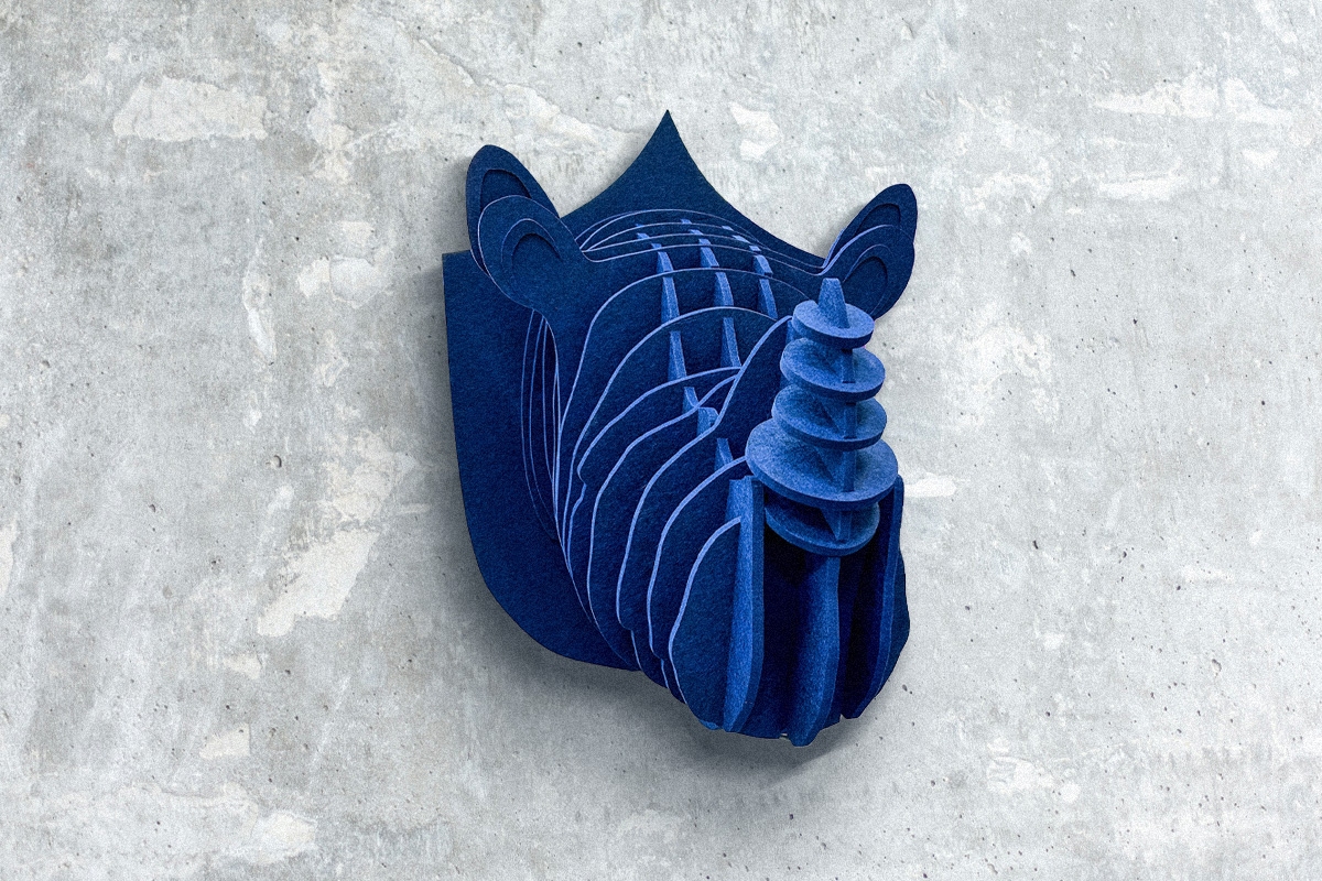 PET-Vilt plaat blauw 036