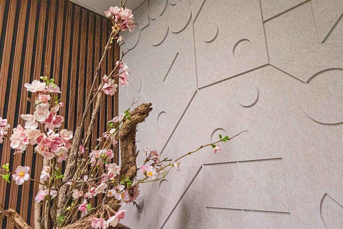 PET-Vilt plaat bruin oranje 056