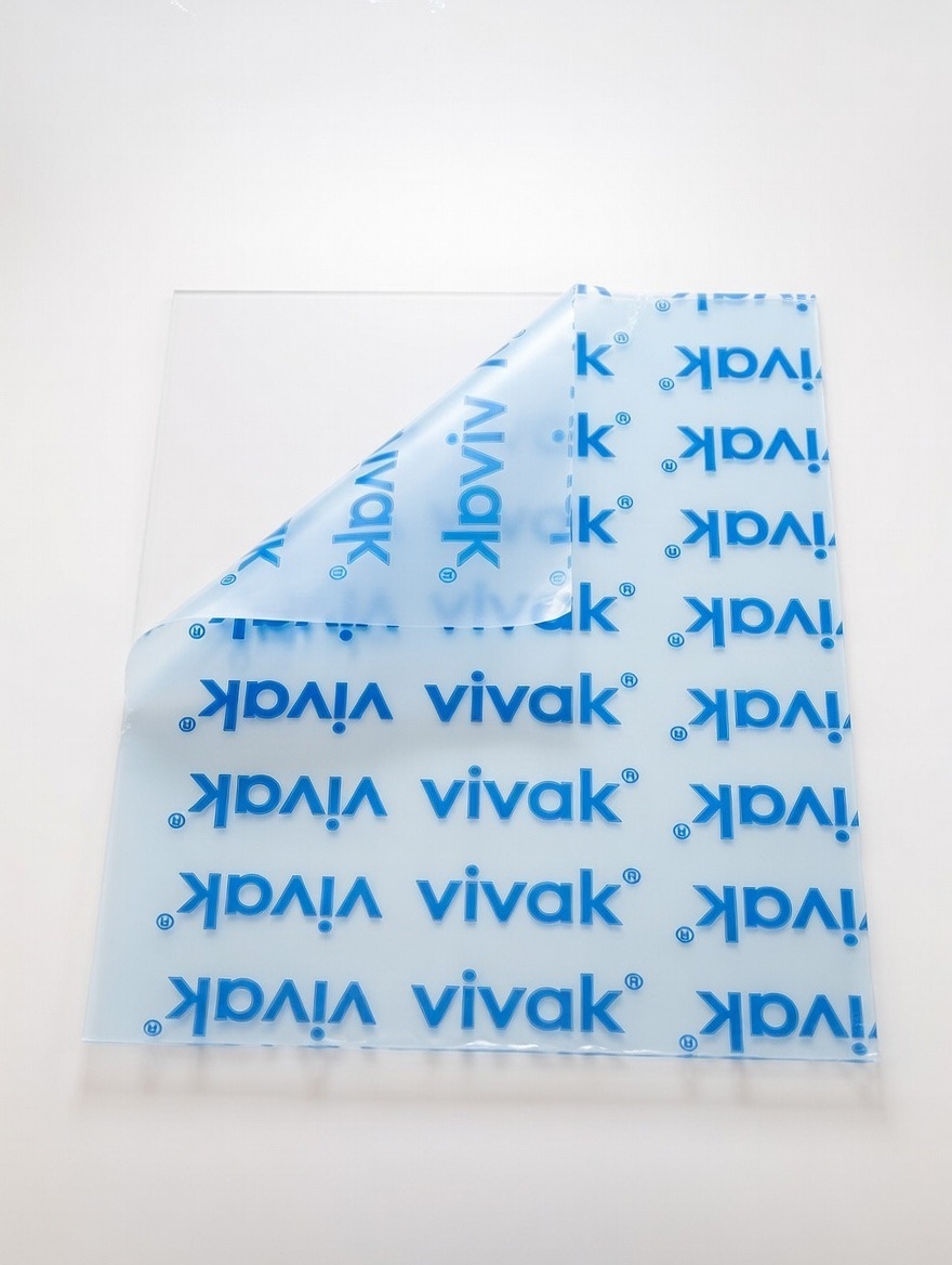 Polyester folie transparant met beschermfolie