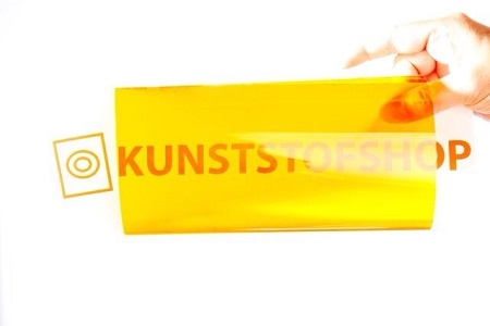 PVC folie transparant geel E101