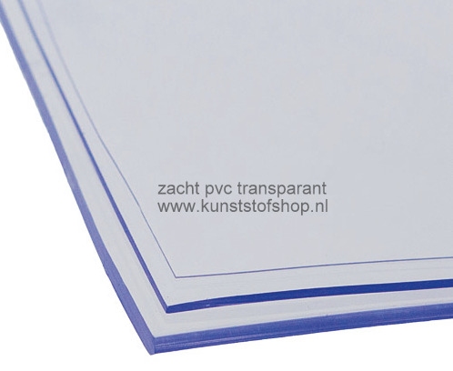 Zacht pvc transparant 0,2mm