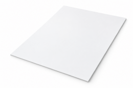 Polystyreen plaat wit mat