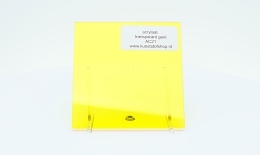 Acrylaat plaat transparant geel AC21
