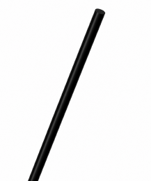 PVC rond staf zwart