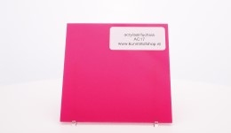 Acrylaat plaat fuschia rood/roze AC 17