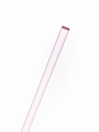 Acrylaat rond staf transparant roze 1000x4mm