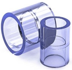 PVC transparante mof
