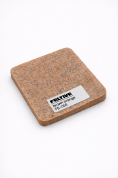 PET-Vilt plaat bruin oranje 056